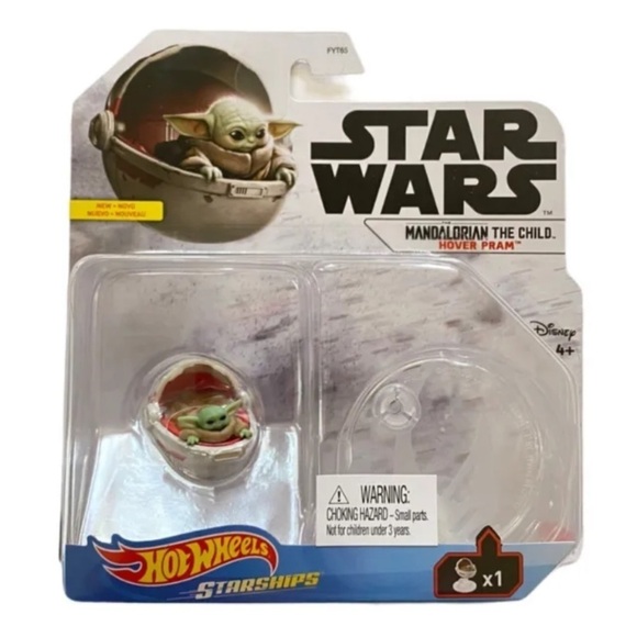 Hot Wheels Starships Star Wars Mandalorian The Child Hover Pram Yoda Die Cast - Picture 1 of 2
